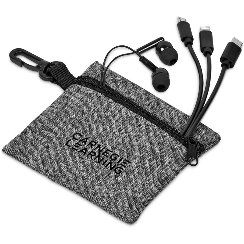 BLACK Altitude Zenia Earbuds & Tri-Cable Set
