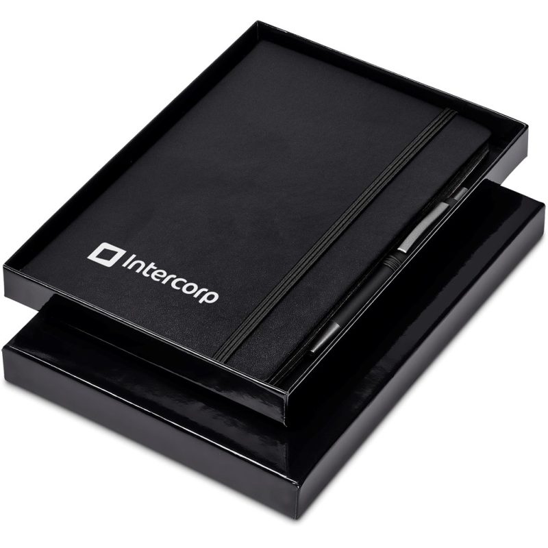 BLACK Altitude Carlton Notebook & Pen Set