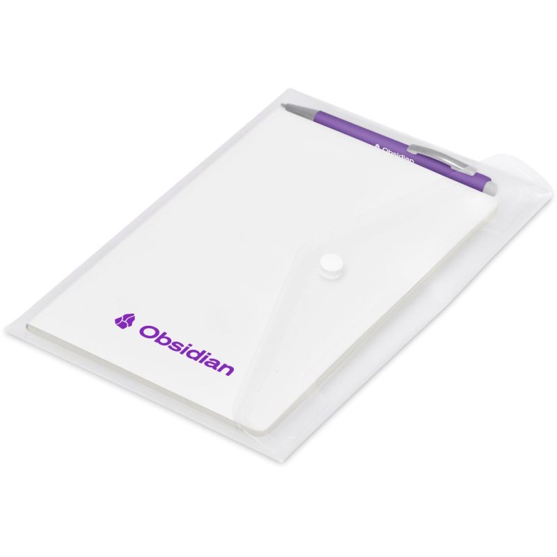 PURPLE Altitude Nixon Notebook & Pen Set