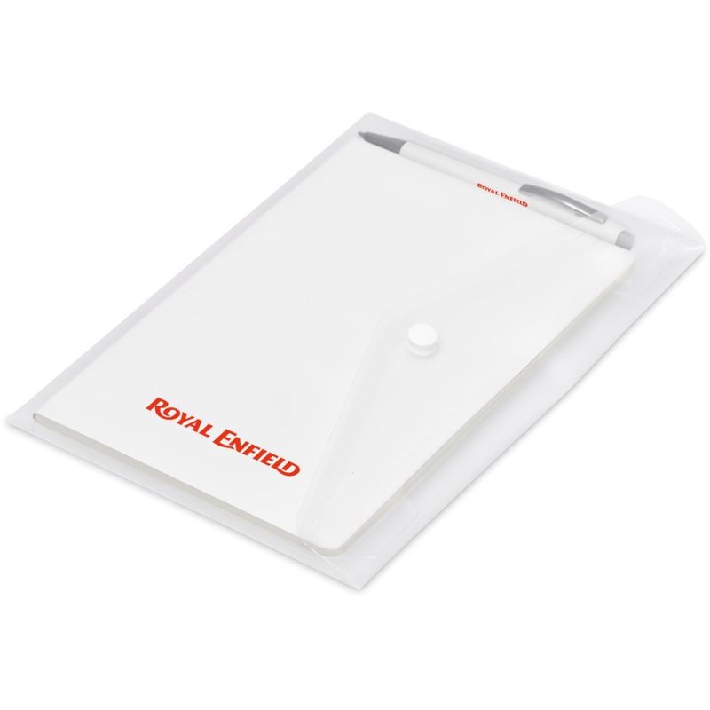 SOLID WHITE Altitude Nixon Notebook & Pen Set