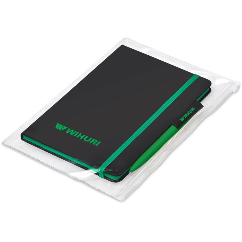 GREEN Altitude Johnson Notebook & Pen Set