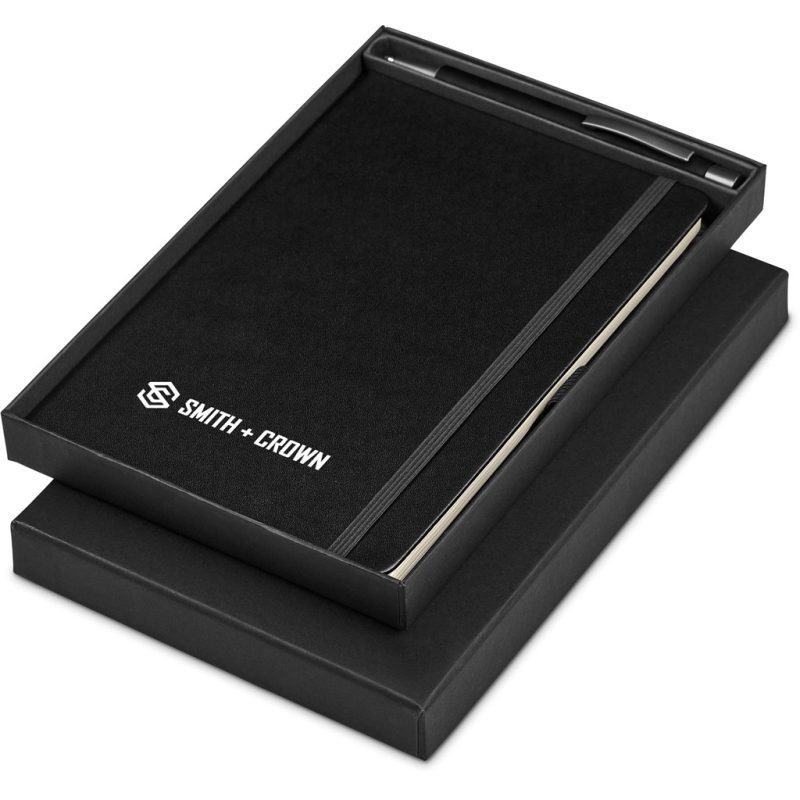 BLACK Carson Notebook & Pen Set