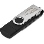 Silver Shuffle Glint Flash Drive – 8GB
