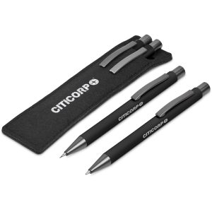 BLACK Oberlin Ball Pen & Pencil Set