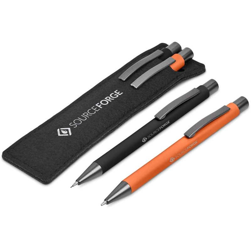 ORANGE Oberlin Ball Pen & Pencil Set
