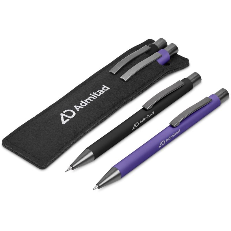 PURPLE Oberlin Ball Pen & Pencil Set