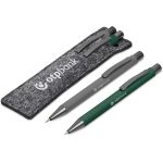 DARK GREEN Omaha Ball Pen & Pencil Set
