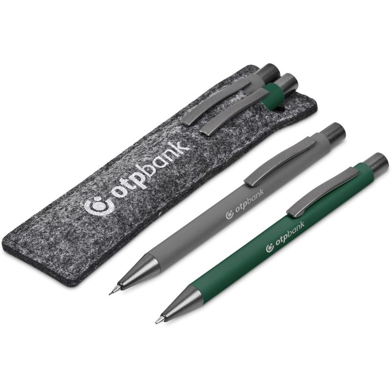 DARK GREEN Omaha Ball Pen & Pencil Set