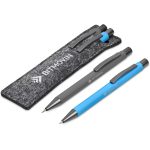LIGHT BLUE Omaha Ball Pen & Pencil Set
