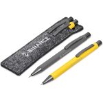 YELLOW Omaha Ball Pen & Pencil Set