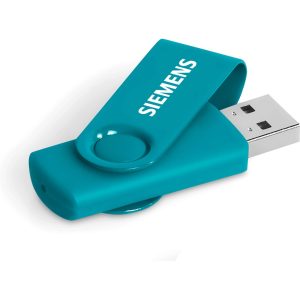 TURQUOISE Axis Gyro Flash Drive - 8GB - Turquoise