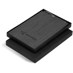 GREY Oakridge Soft Cover Notebook & Pen Set