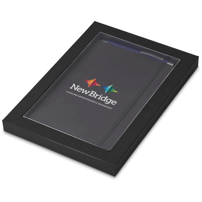 NAVY Dahlia Notebook & Pen Set