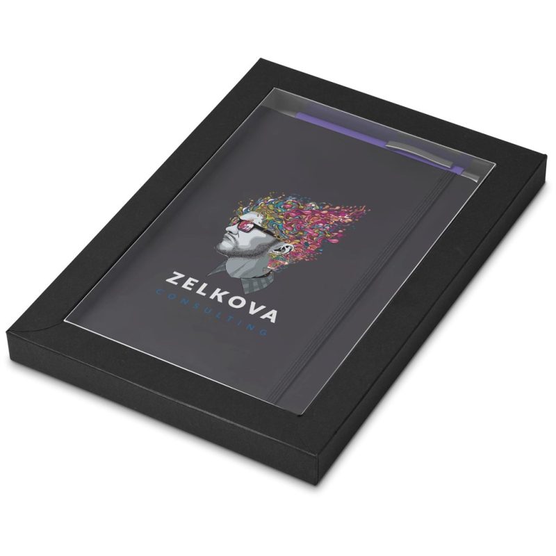 PURPLE Dahlia Notebook & Pen Set