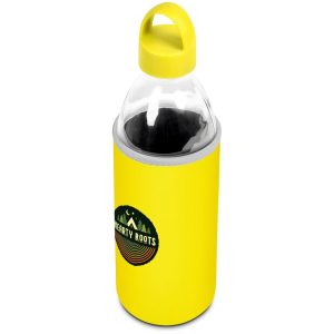 Kooshty Big Swing Neo Glass Water Bottle  850ml - Yellow
