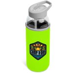 Lime Kooshty Sipper Neo Glass Water Bottle – 850ml
