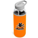 Orange Kooshty Sipper Neo Glass Water Bottle – 850ml