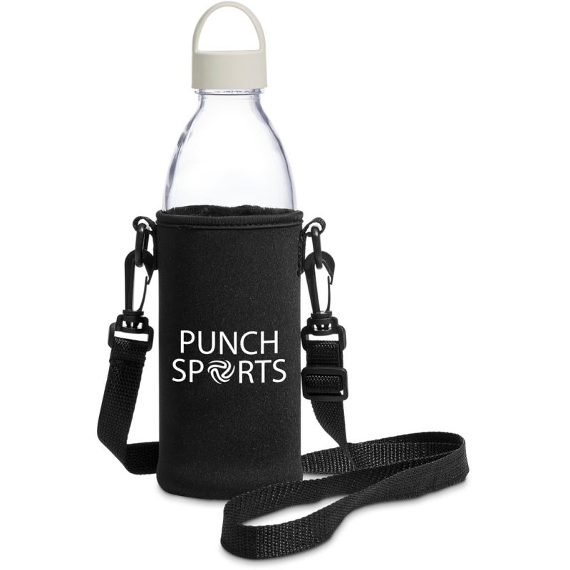 GF-KS-1069-B-CM_1024X1024 CREAM Kooshty Hands-Free Glass Water Bottle 850ml - Cream