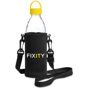 Kooshty Hands-Free Glass Water Bottle  850ml - Yellow