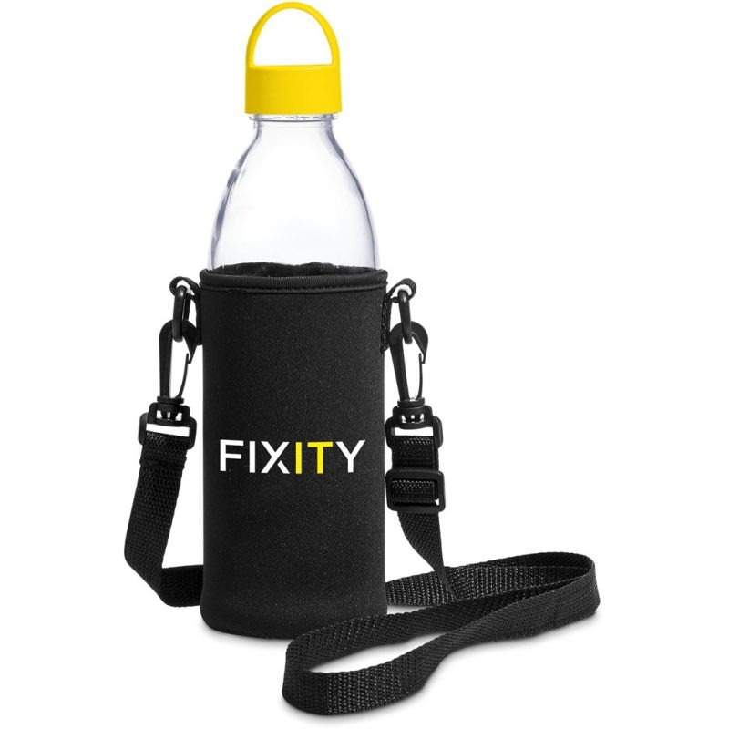 GF-KS-1069-B-Y_1024X1024 YELLOW Kooshty Hands-Free Glass Water Bottle 850ml - Yellow