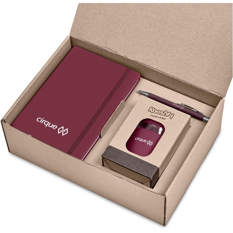 MAROON Kooshty Joden Kraft Gift Set