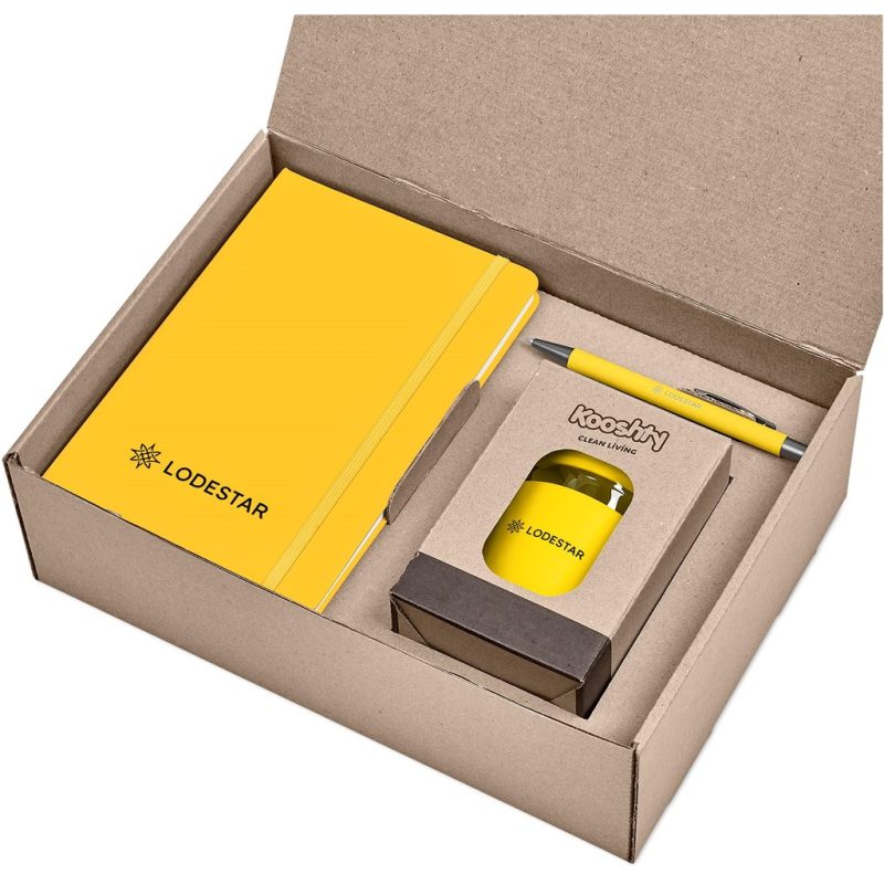 YELLOW Kooshty Joden Kraft Gift Set