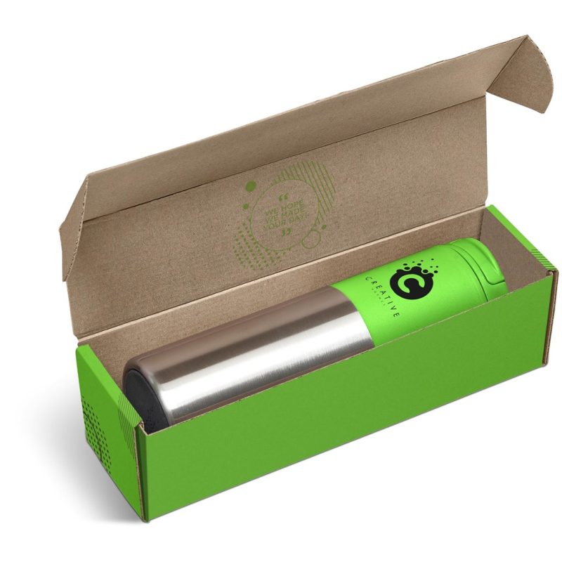 Lime Typhoon Tumbler in Bianca Custom Gift Box - Navy