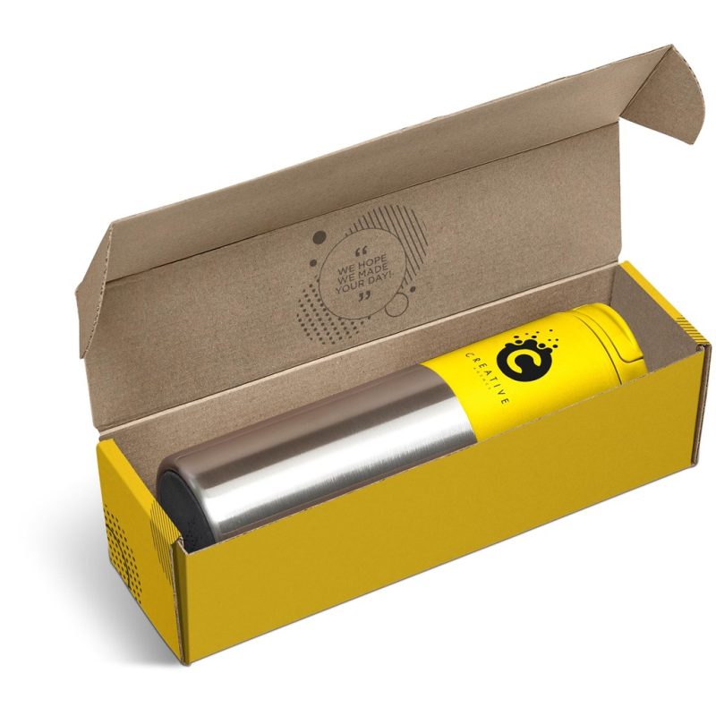 Yellow Typhoon Tumbler in Bianca Custom Gift Box - Navy