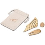 NATURAL Okiyo Nikko Bamboo Golf Accessories Set
