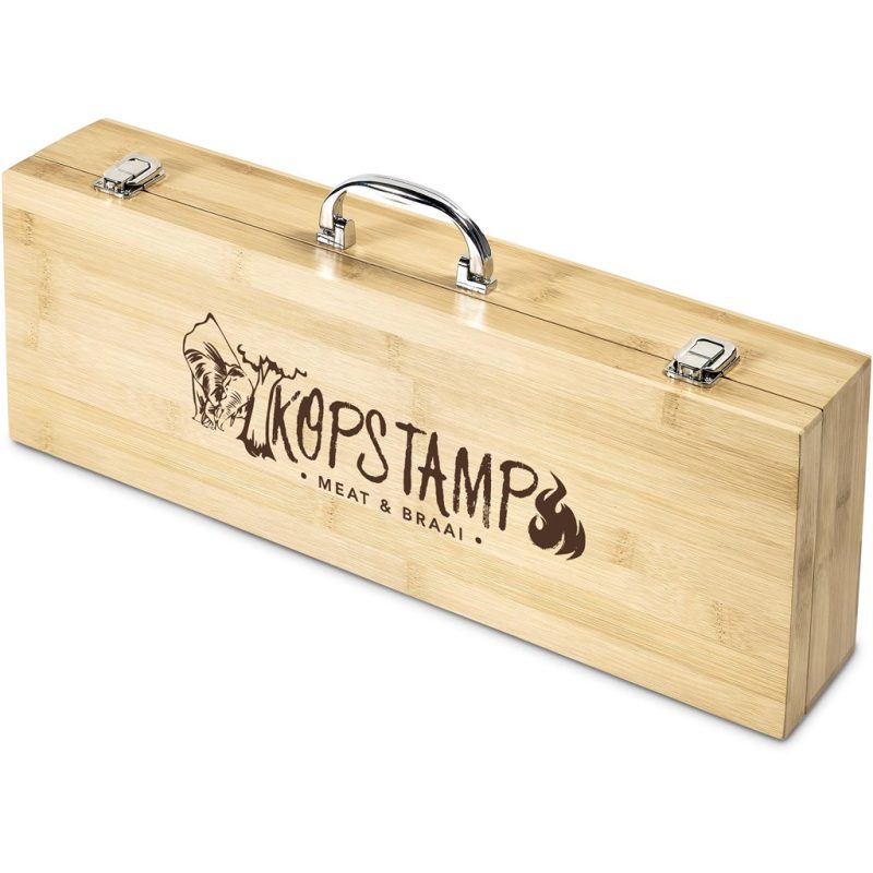 Okiyo Yakiniku Bamboo 5-Piece Braai Set