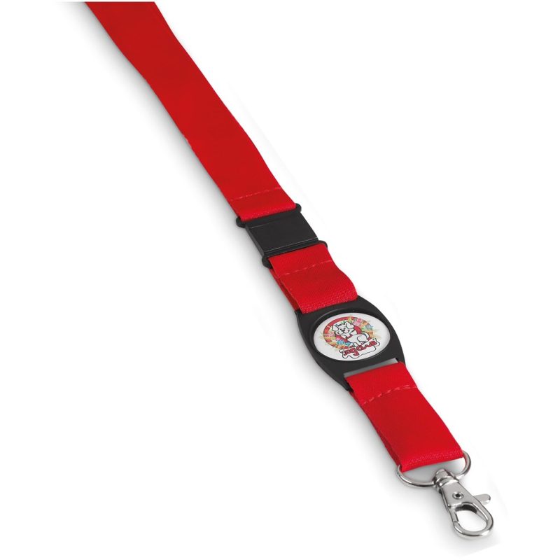 RED Altitude Bold Statement Dome Lanyard