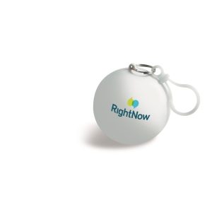 SOLID WHITE Bubble Poncho