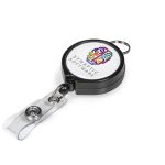 BLACK Altitude Klasp Retractable Badge Reel