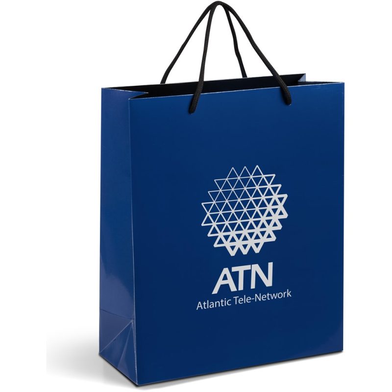 NAVY Altitude Dazzle Maxi Paper Gift Bag