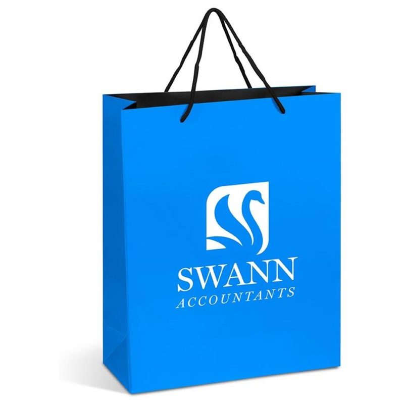 LIGHT BLUE Altitude Omega Maxi Paper Gift Bag