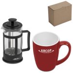 Cafe Payton Coffee Set - Red