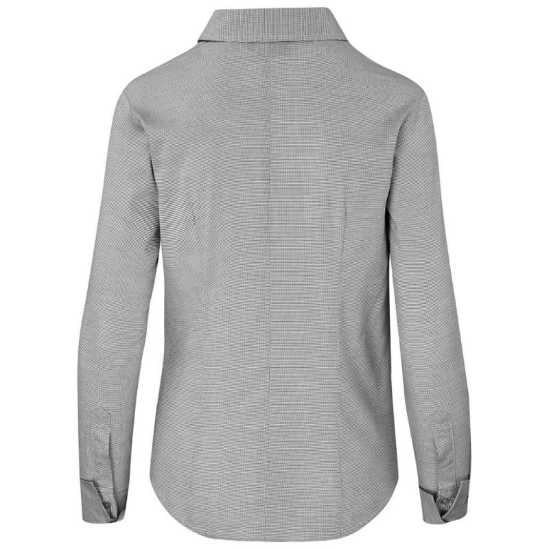 Ladies Long Sleeve Taylor Shirt - Grey
