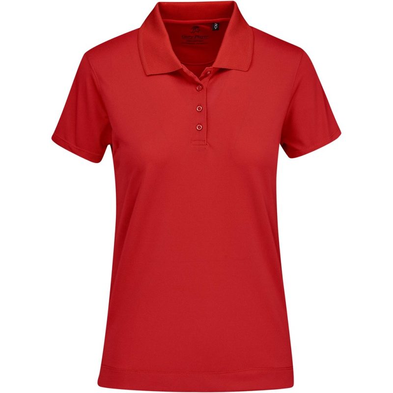 RED Ladies Wynn Golf Shirt - Red