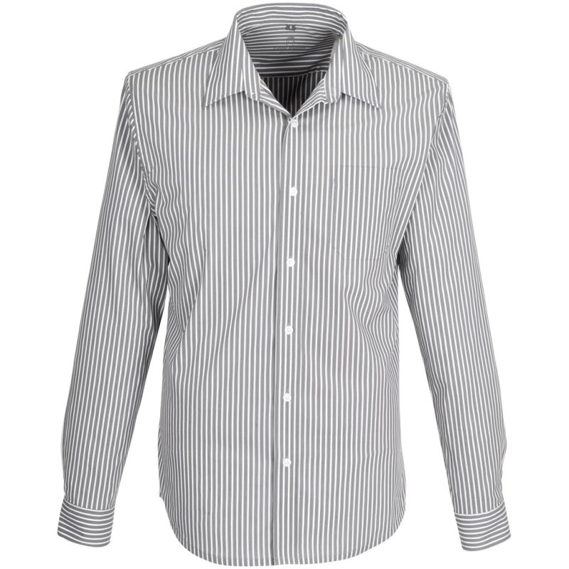 GP-7450-GY_1024X1024 GREY Mens Long Sleeve Glenarbor Shirt - Grey
