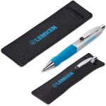 LIGHT BLUE Altitude Turbo Tide Ball Pen in Felt Pouch