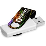 BLACK Altitude Axis Gyro White Flash Drive - 8GB