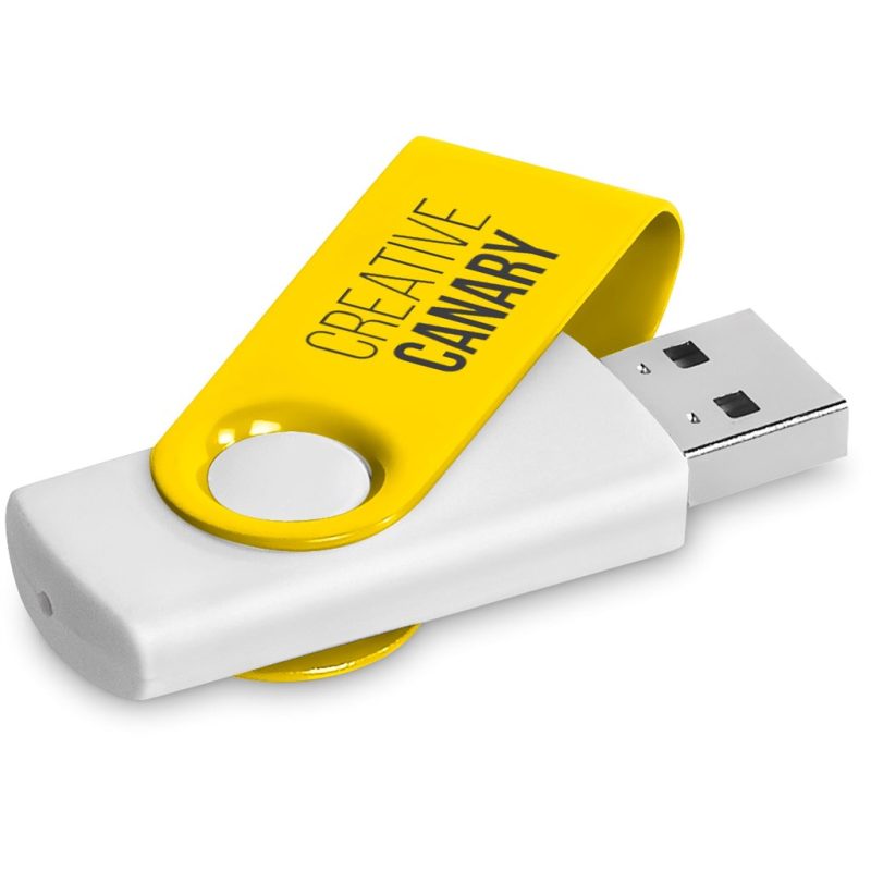 YELLOW Altitude Axis Gyro White Flash Drive - 8GB