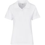 WHITE Ladies Recycled Promo Golf Shirt