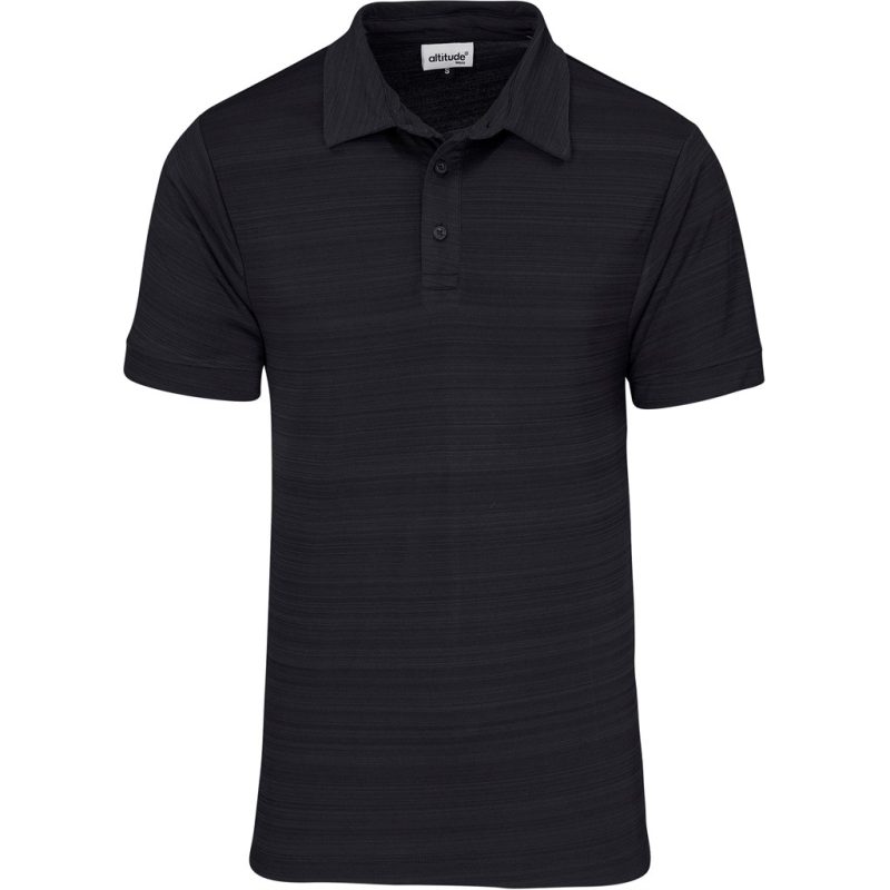 BLACK Mens Aberdeen Golf Shirt