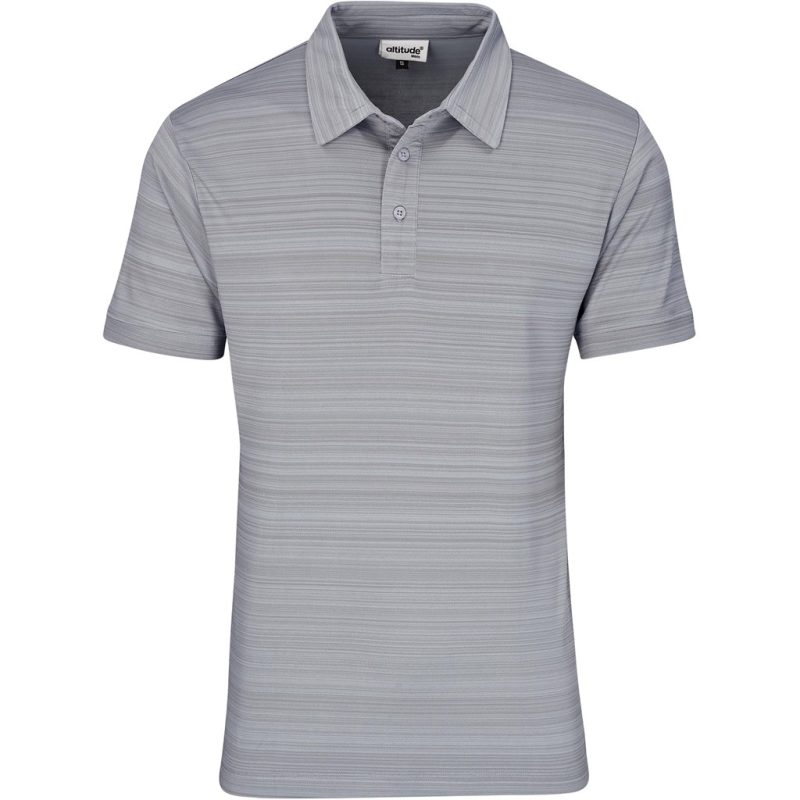 Light Grey Mens Aberdeen Golf Shirt