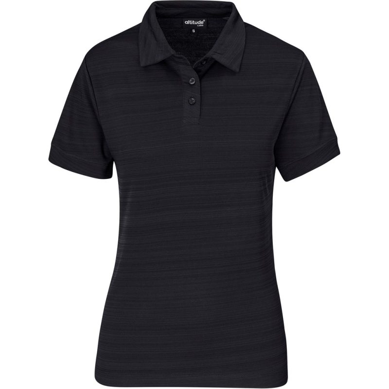 BLACK Ladies Aberdeen Golf Shirt