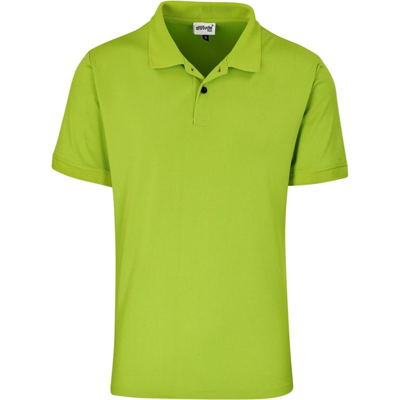 WHITE Mens Virtue Golf Shirt