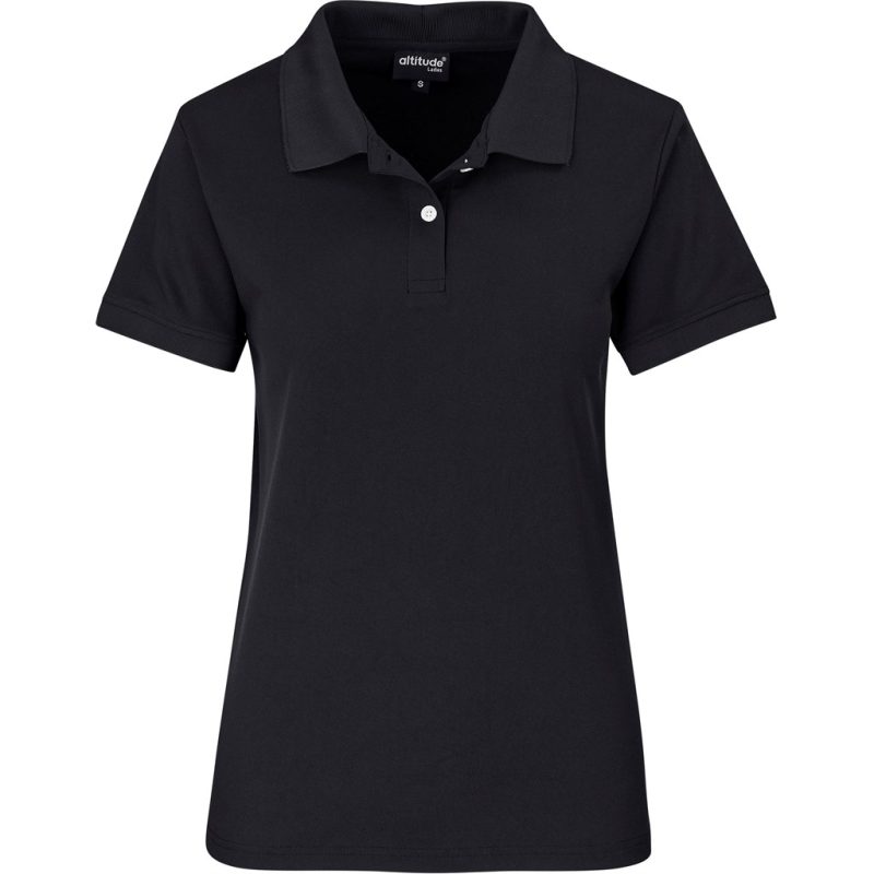 BLACK Ladies Virtue Golf Shirt