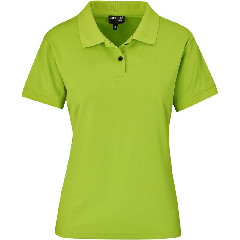 WHITE Ladies Virtue Golf Shirt