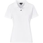 WHITE Ladies Virtue Golf Shirt